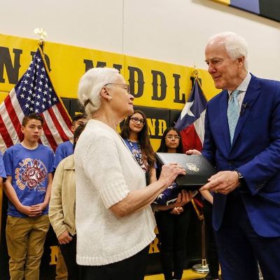 Senator Cornyl visit photo